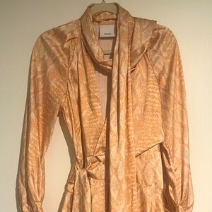 Alcer Bradley Snake Print Wrap Dress SIZE US 4